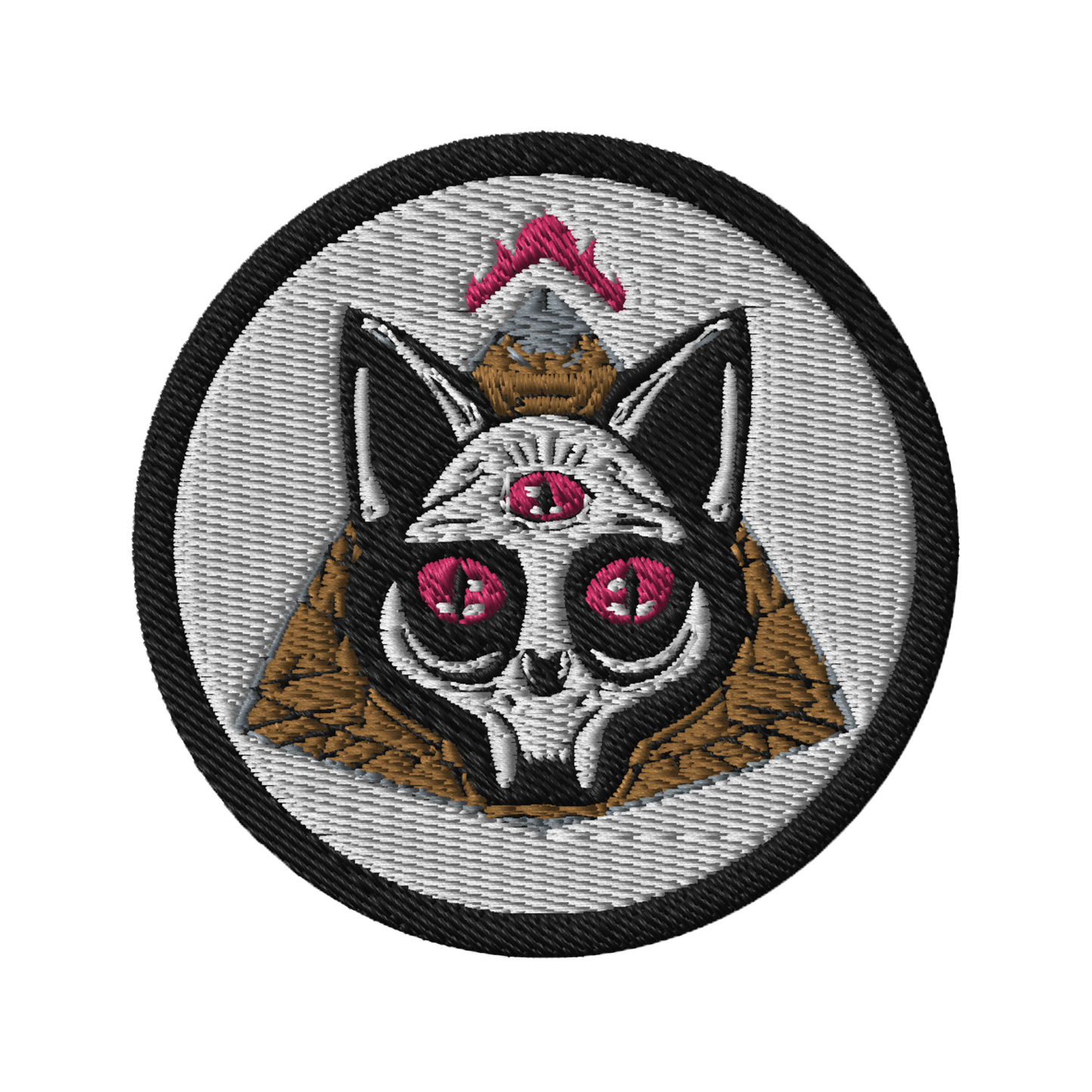 Embroidered Kitty Patches image 0