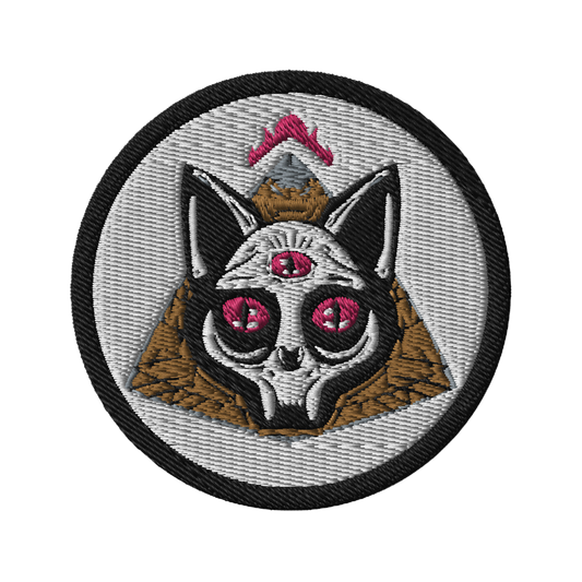 Embroidered Kitty Patches image 0